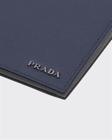 baltic blue prada wallet|Baltic Blue/marble Gray Saffiano Leather Wallet .